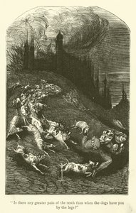 Ilustrace k dílům Rabelaise od Gustave after Dore